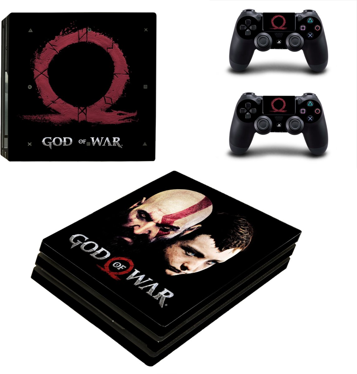 God of War Skin Sticker - Playstation 4 Pro