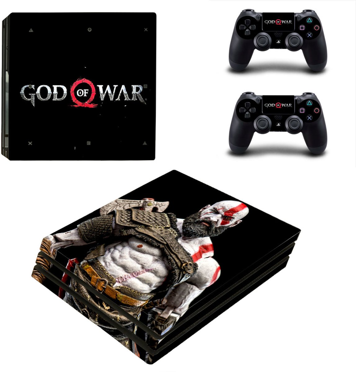 God of War Skin Sticker - Playstation 4 Pro