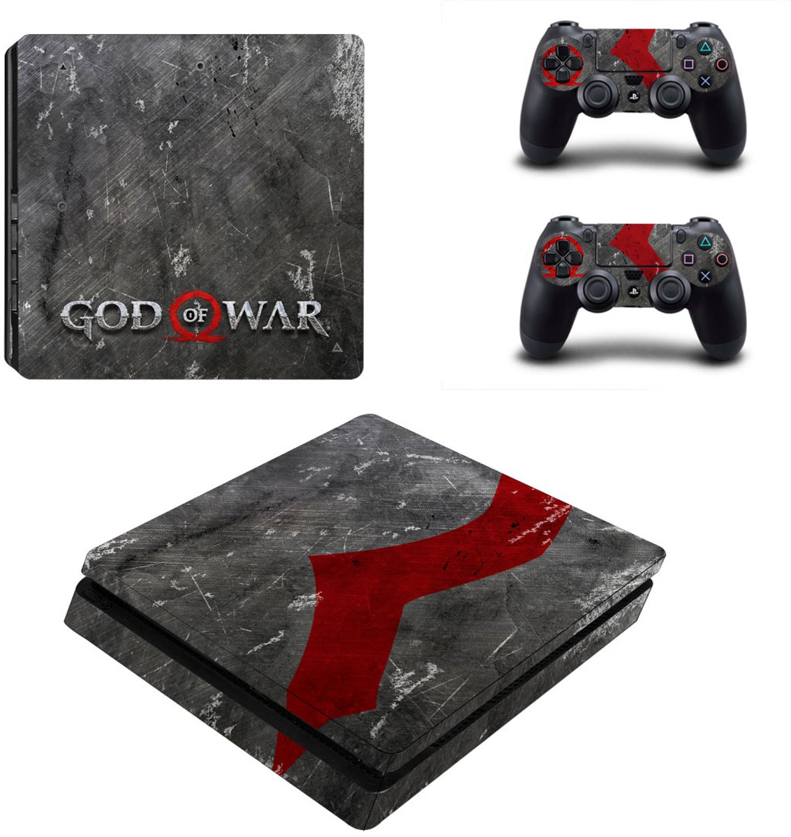 God of War Skin Sticker - Playstation 4 Slim