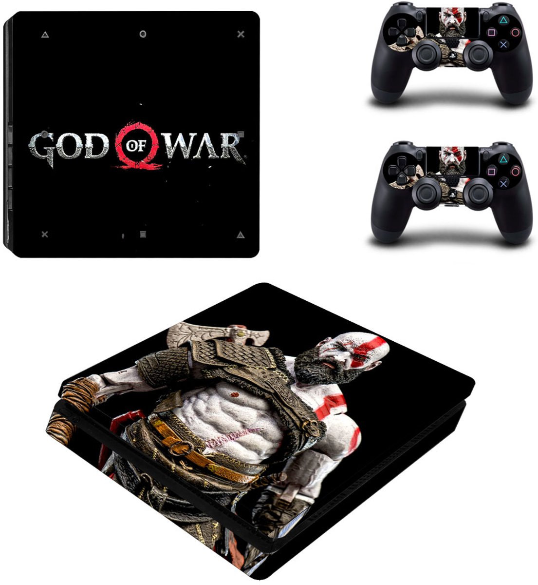 God of War Skin Sticker - Playstation 4 Slim