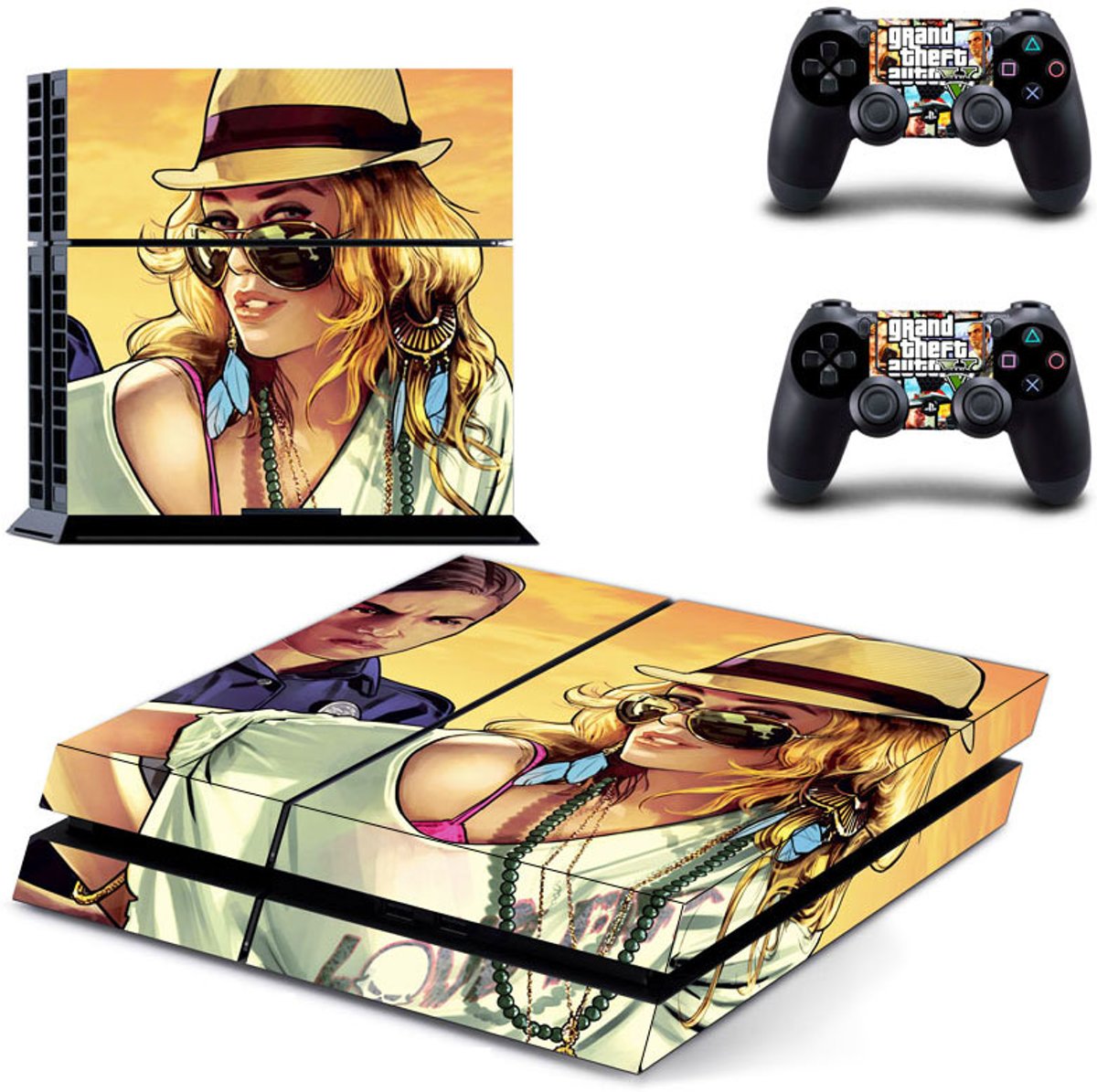 Grand Theft Auto - Playstation 4 Slim Skin Sticker