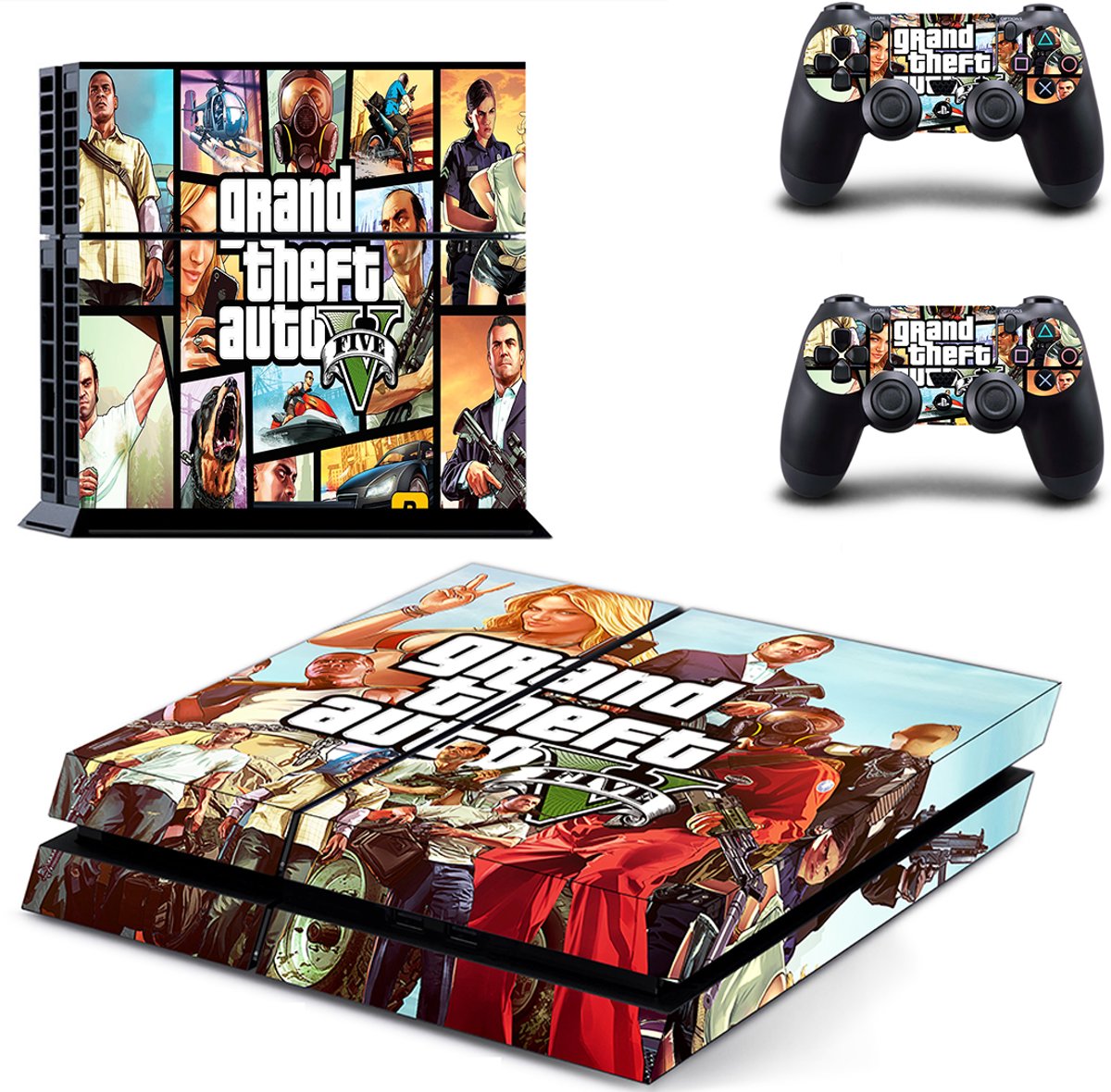 Grand Theft Auto 5 - Playstation 4 Slim Skin Sticker