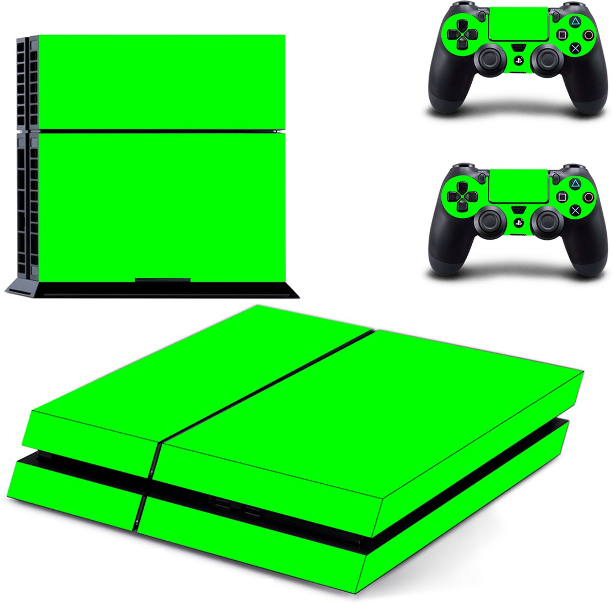 Groene Design Skin Sticker - Playstation 4 Skin Sticker