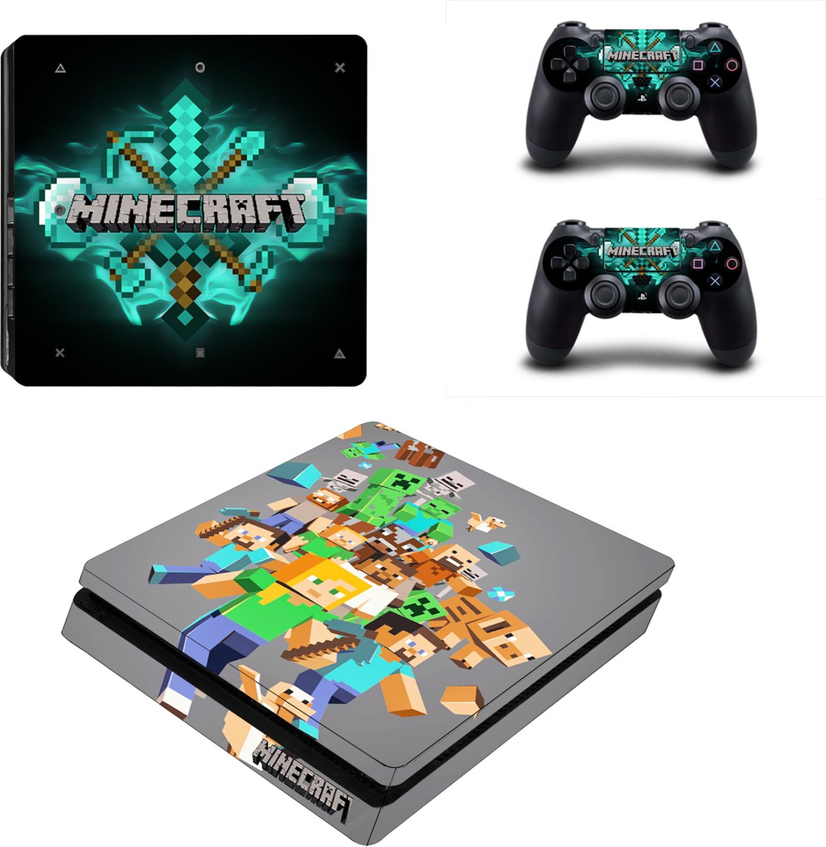 Minecraft - Playstation 4 Slim Skin Sticker