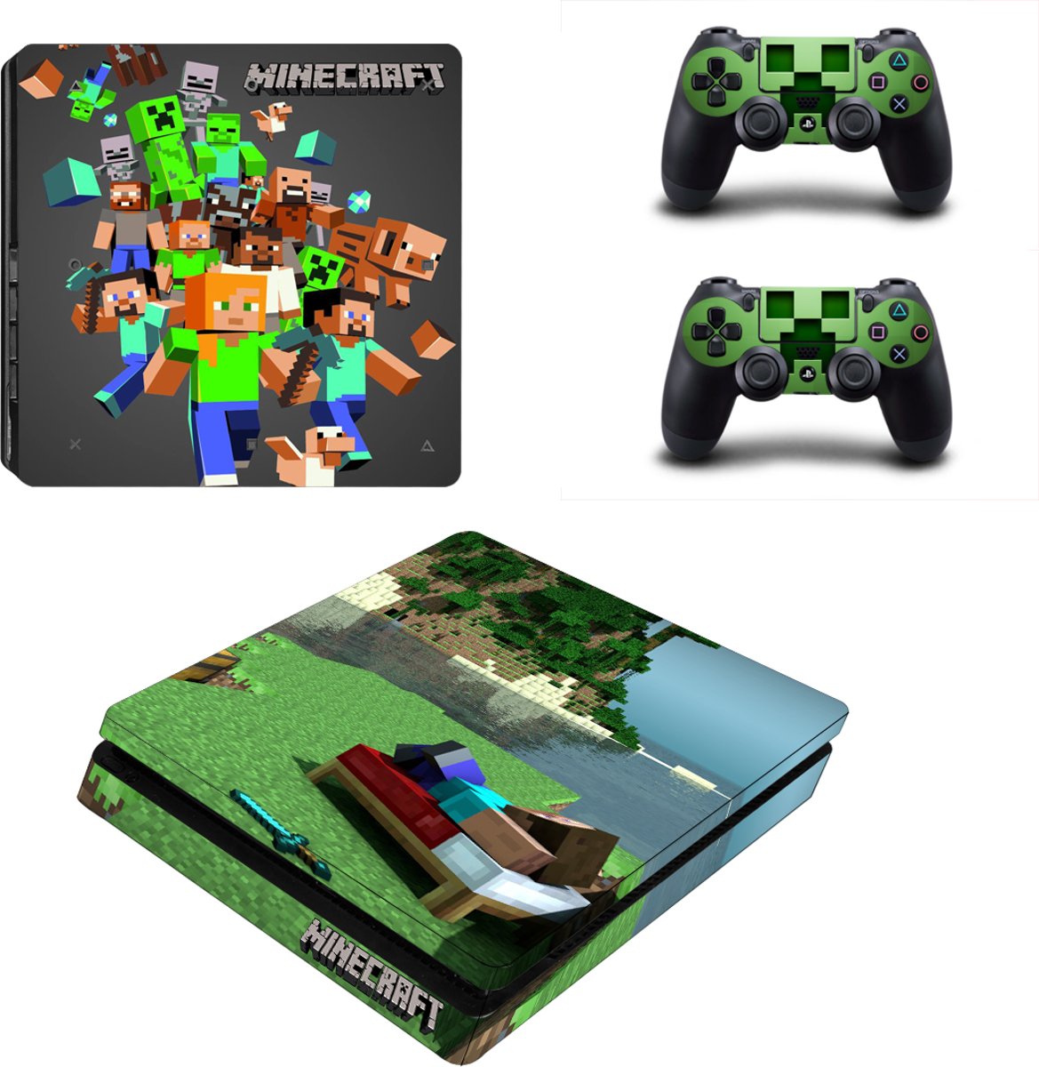 Minecraft - Playstation 4 Slim Skin Sticker