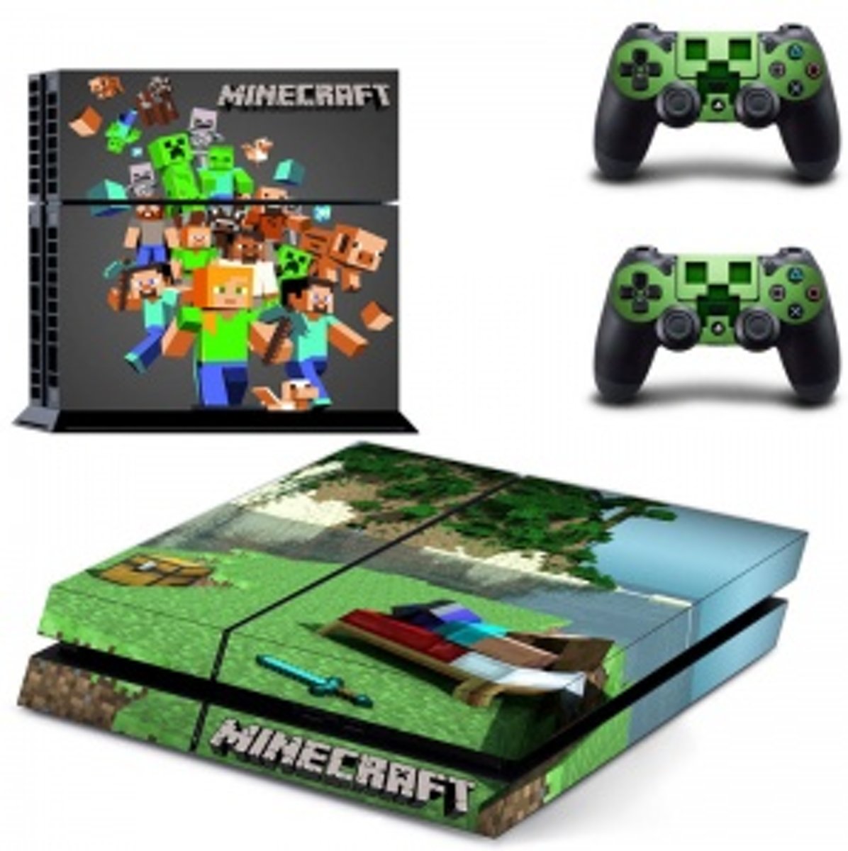 Minecraft Skin Sticker - Playstation 4