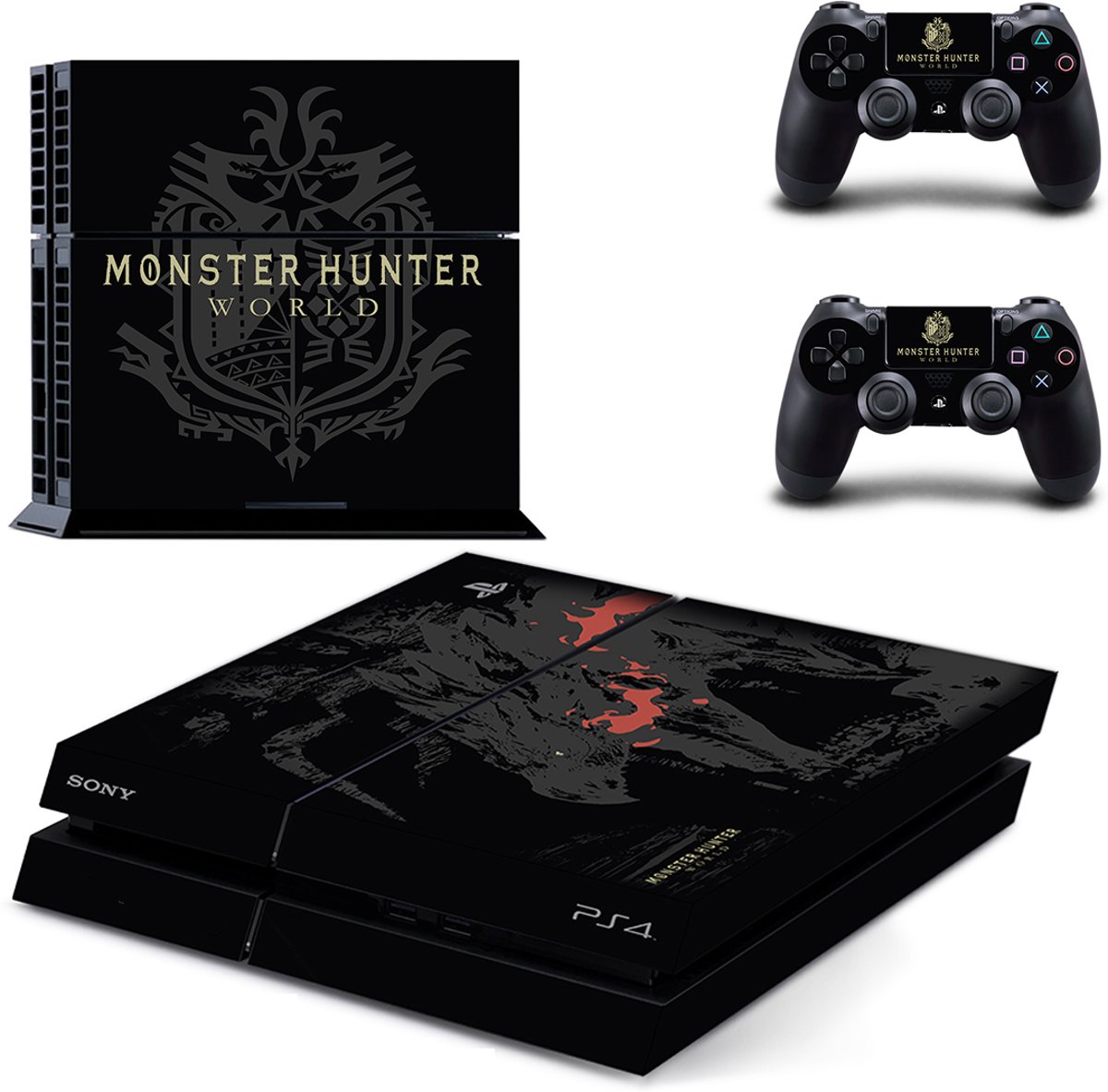 Monster Hunter World Skin Sticker - Playstation 4