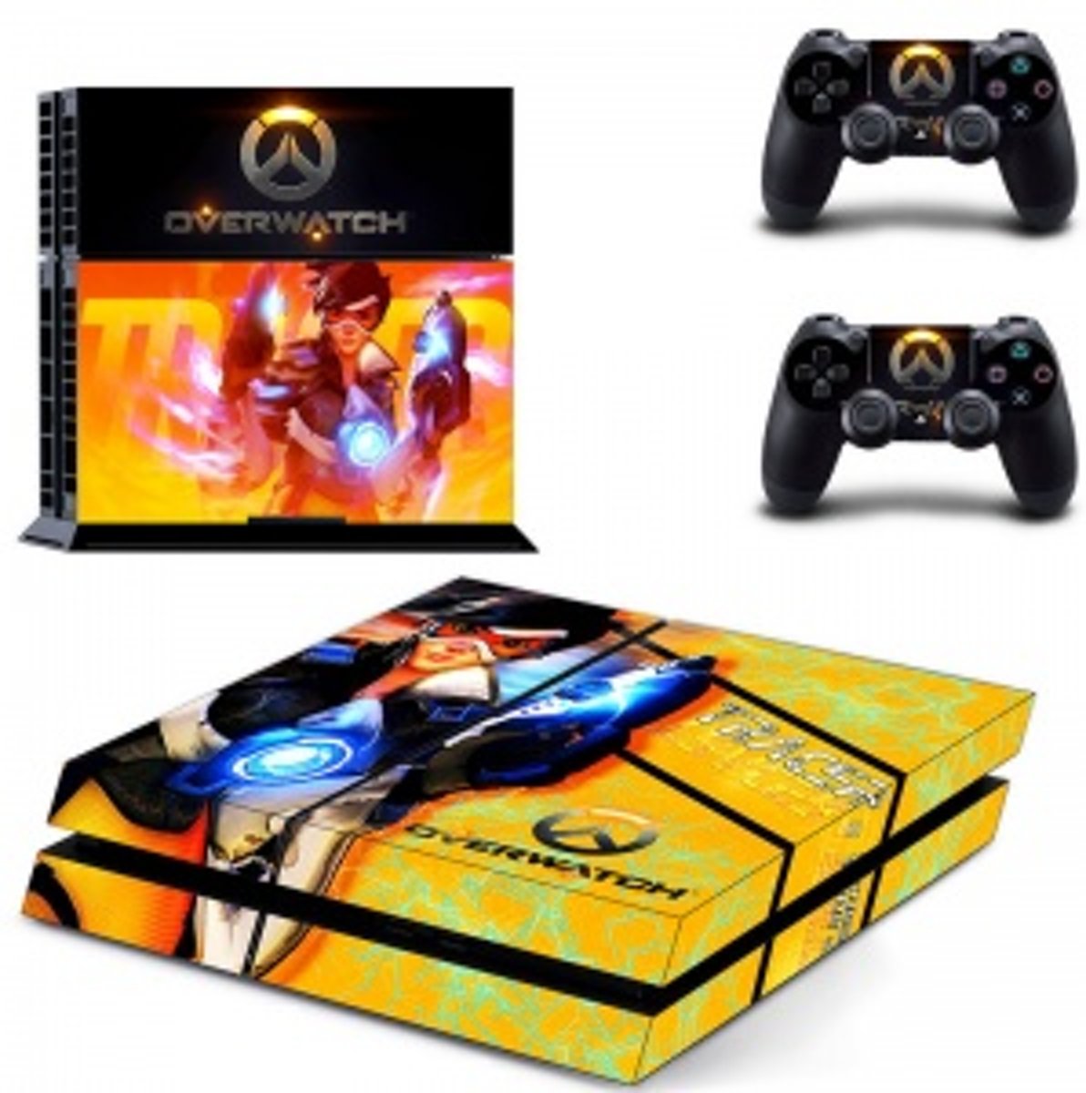 Overwatch Tracer Skin Sticker - Playstation 4