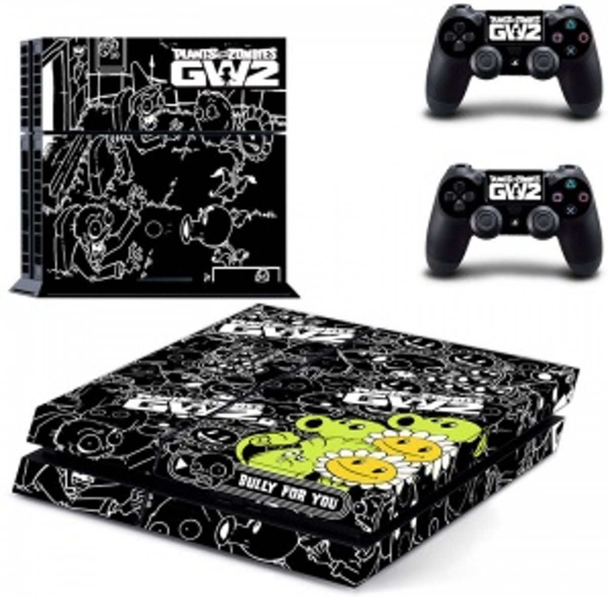 Plants vs Zombies Skin Sticker - Playstation 4