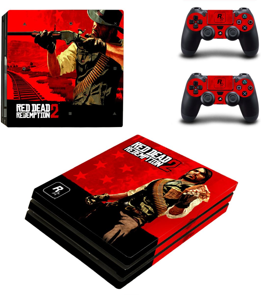 Red Dead Redemption 2 - Playstation 4 Pro Skin Sticker