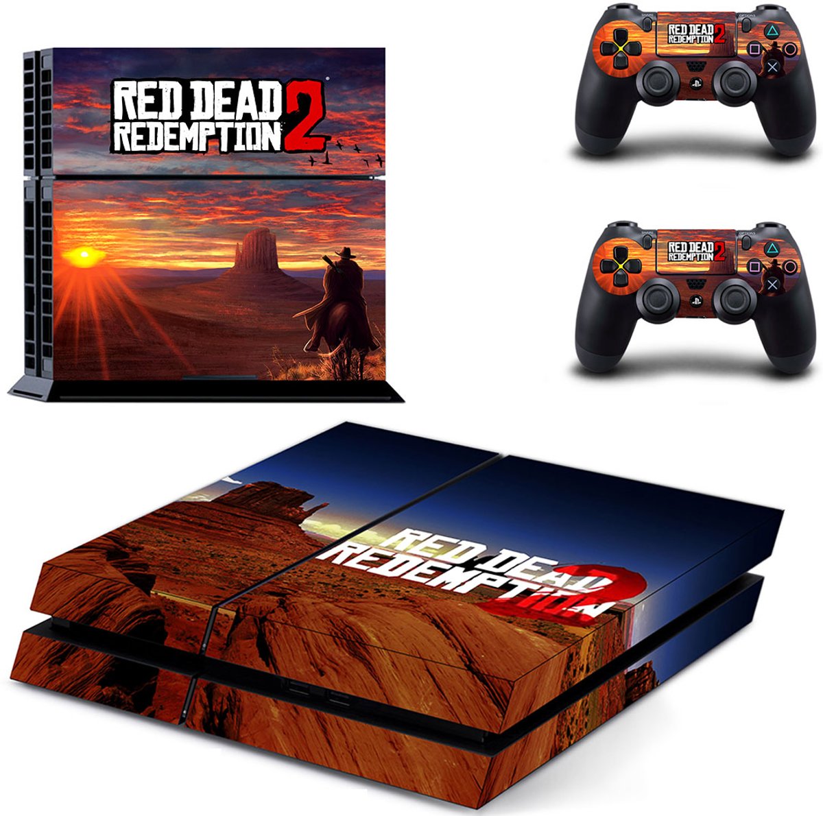 Red Dead Redemption 2 - Playstation 4 Skin Sticker