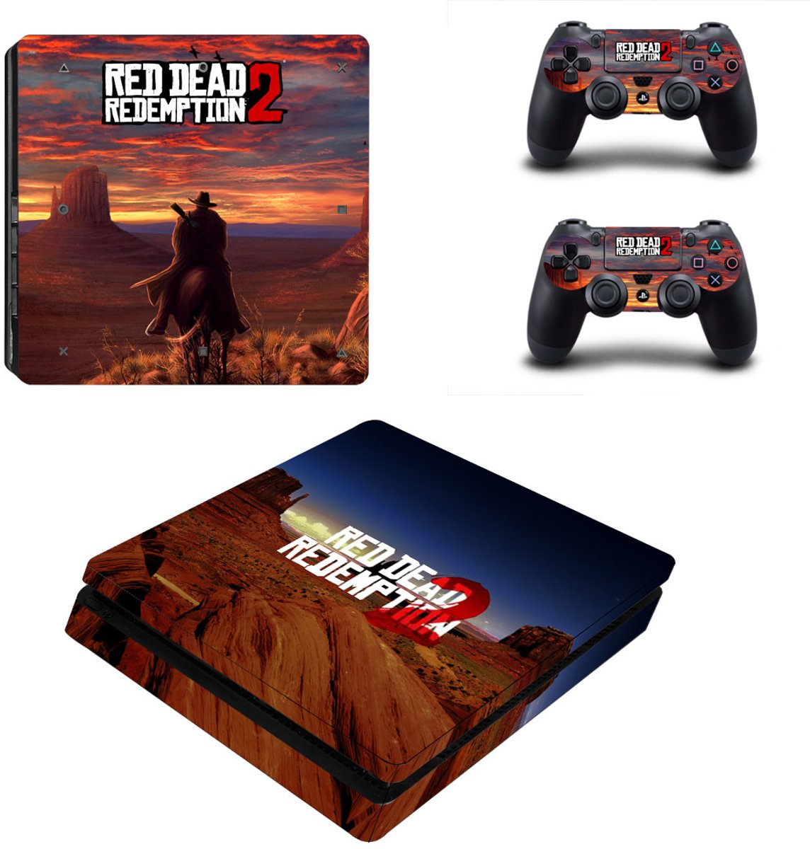 Red Dead Redemption 2 - Playstation 4 Slim Skin Sticker