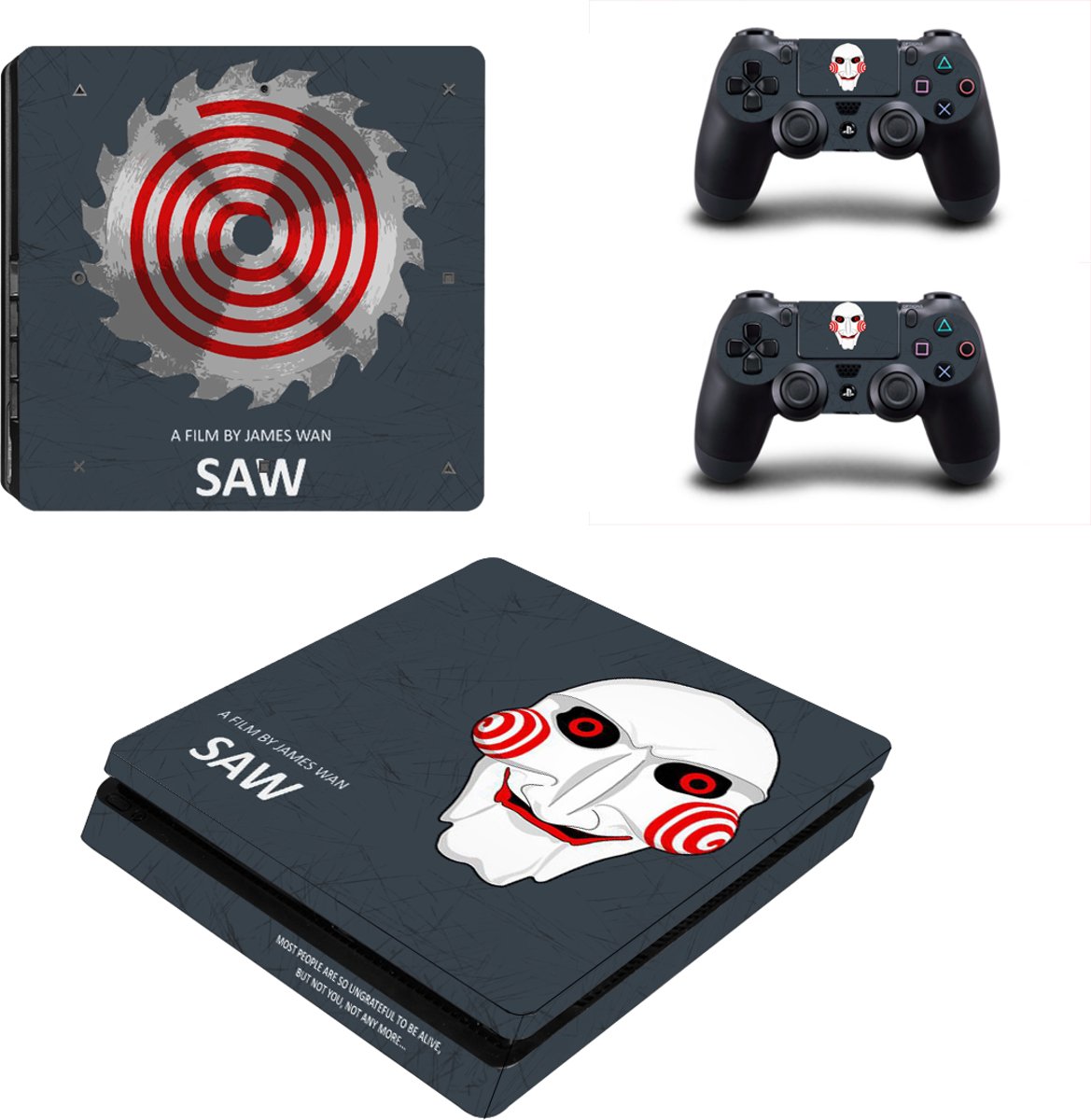 Saw Skin Sticker - Playstation 4 Slim