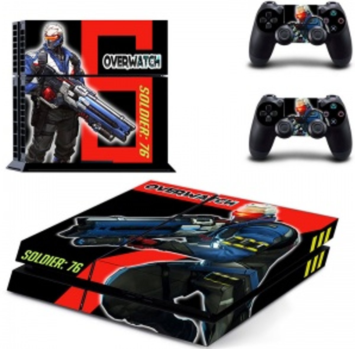 Soldier 76 Overwatch Skin Sticker - Playstation 4