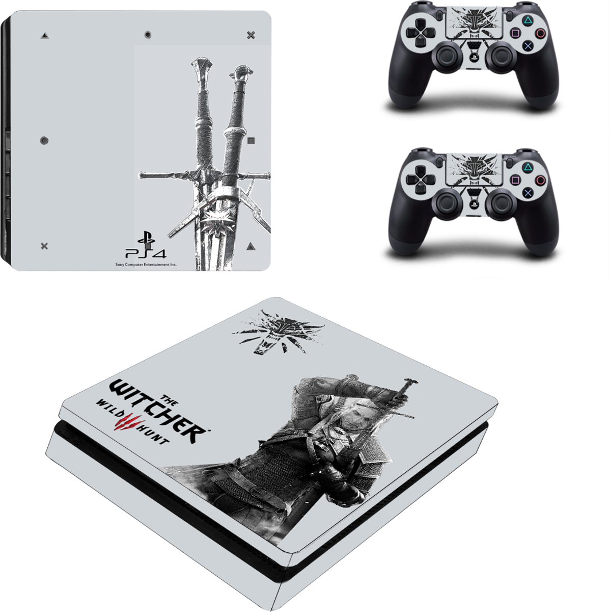 The Witcher - Playstation 4 Slim Skin Sticker