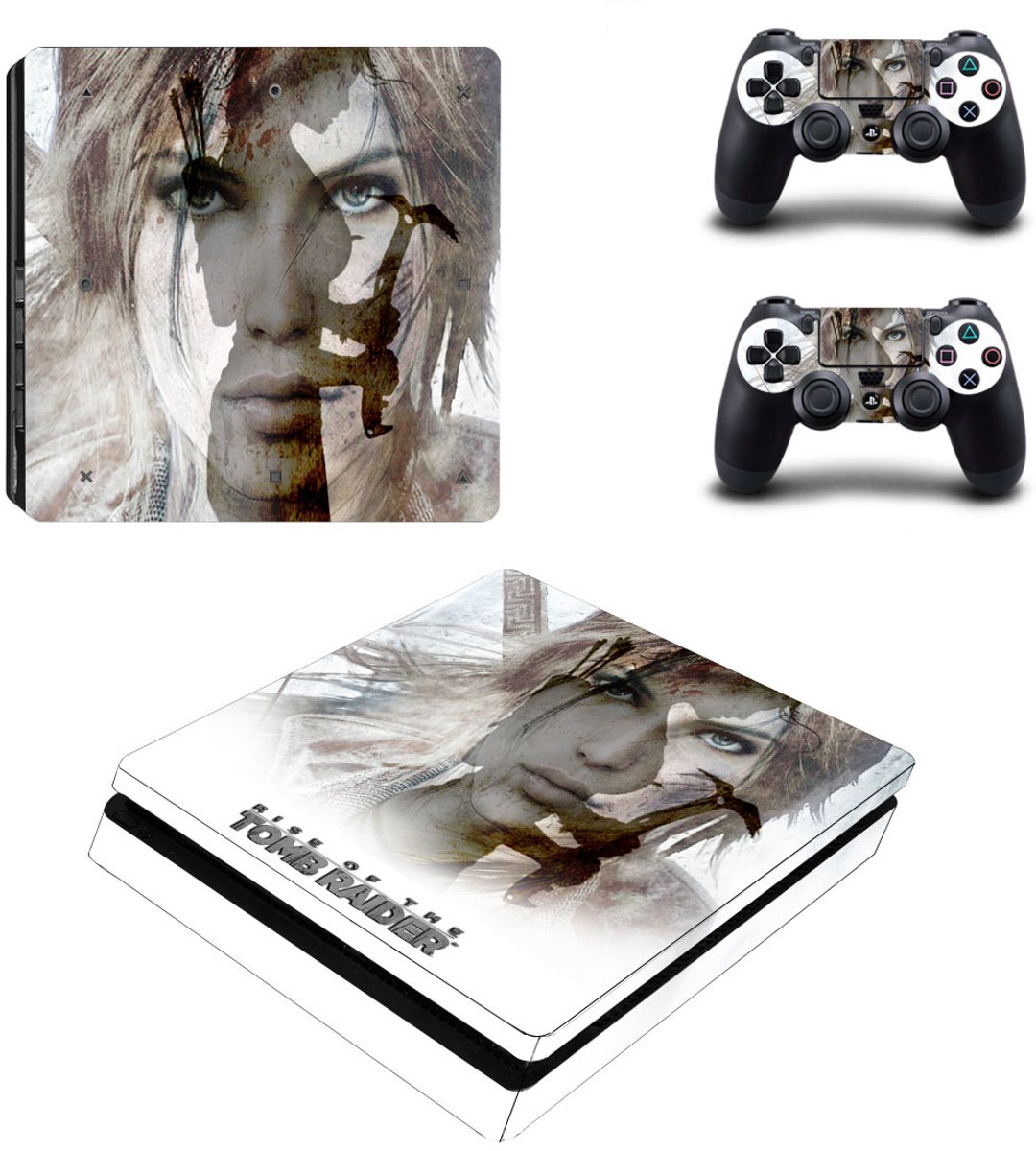 Tomb Raider Skin Sticker - Playstation 4 Slim