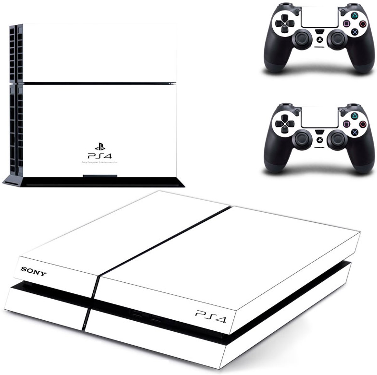 Witte Playstation 4 Skin Sticker