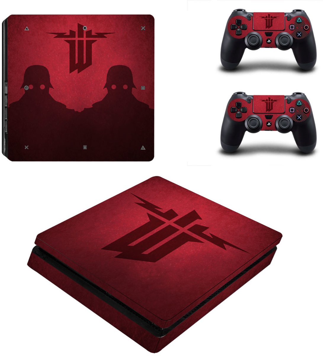 Wolfenstein Skin Sticker - Playstation 4 Slim