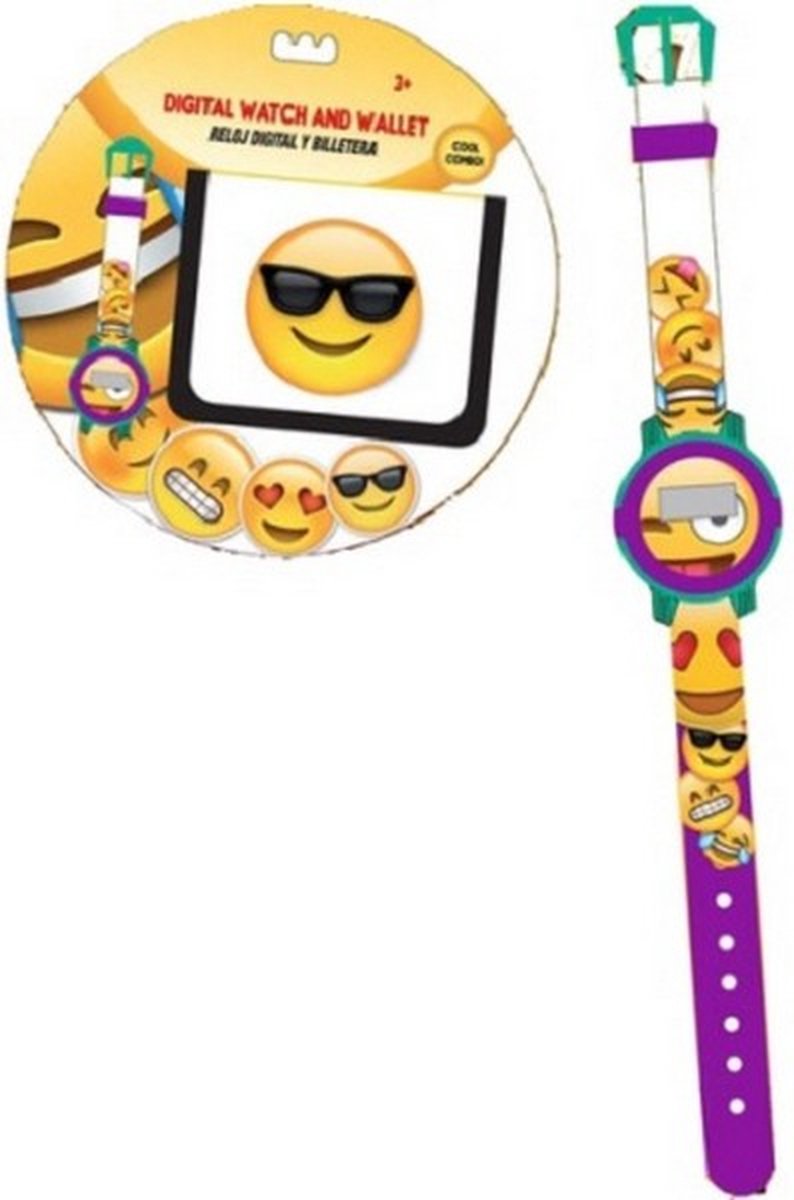 horloge met portemonnee Emotions junior 2-delig