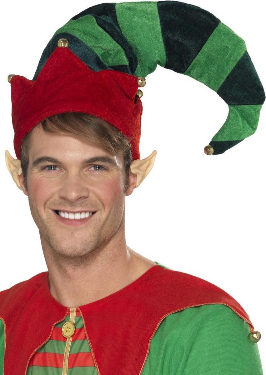 Elfenmuts met belletjes voor volwassenen - Verkleedhoofddeksel