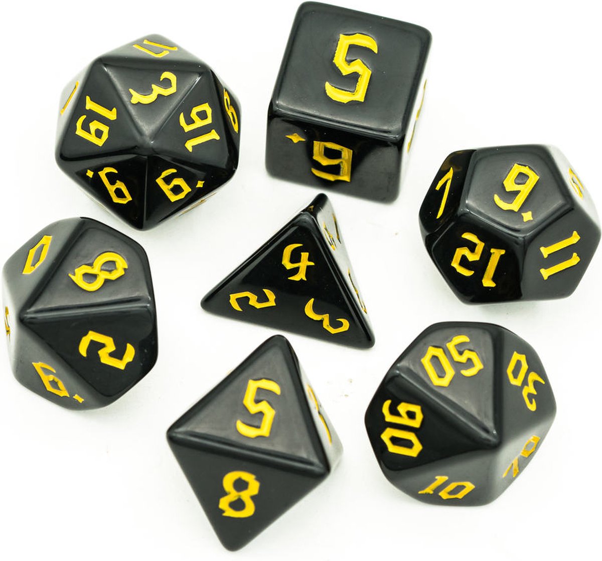 Black Dice Geel