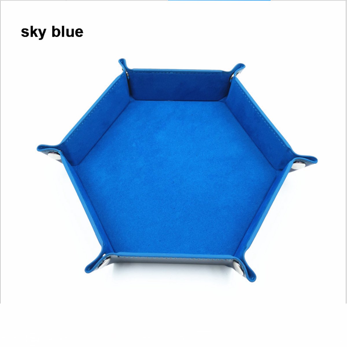 Genvi Dobbelstenenbak Zeshoek Lucht Blauw Klein