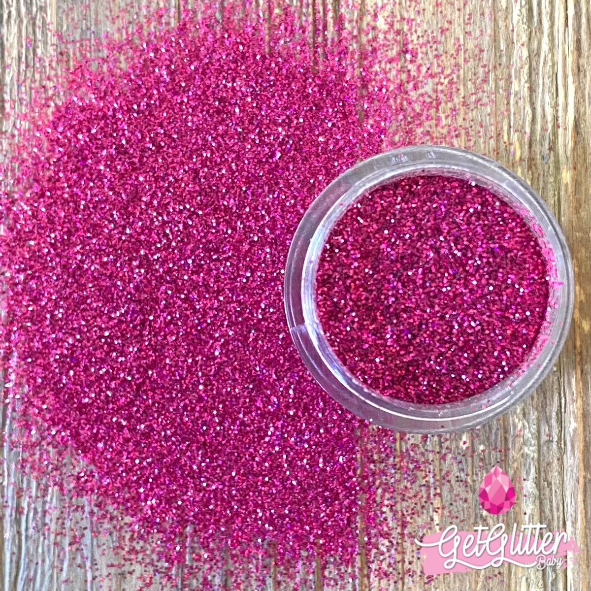 GetGlitterBaby Poeder Festival Glitters voor Lichaam en Gezicht / Face Body Glitter - Roze