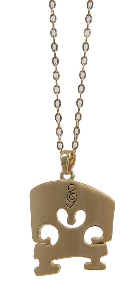 Gewa Sieraden Collier met ketting Viool kam