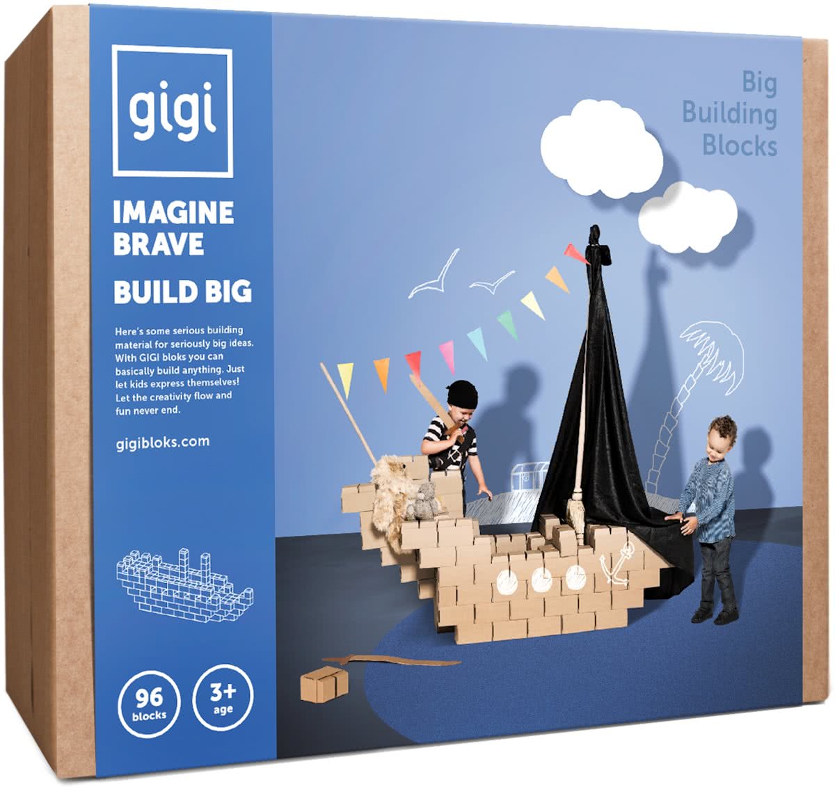 GIGI Bloks G-3 96 stuks L