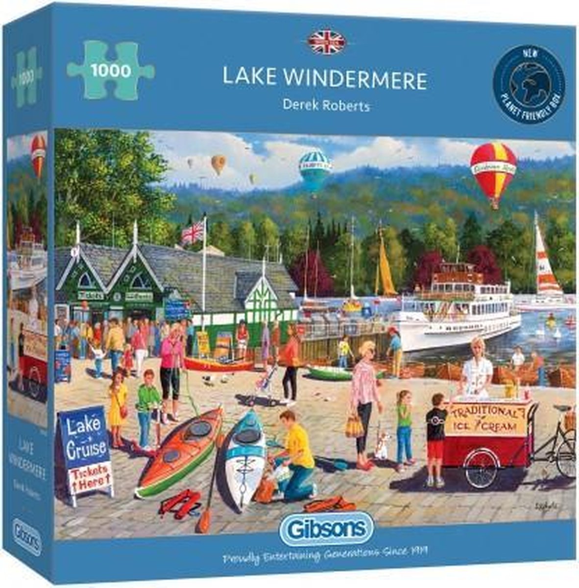 Gibsons puzzel - Lake Windermere (1000) - puzzel