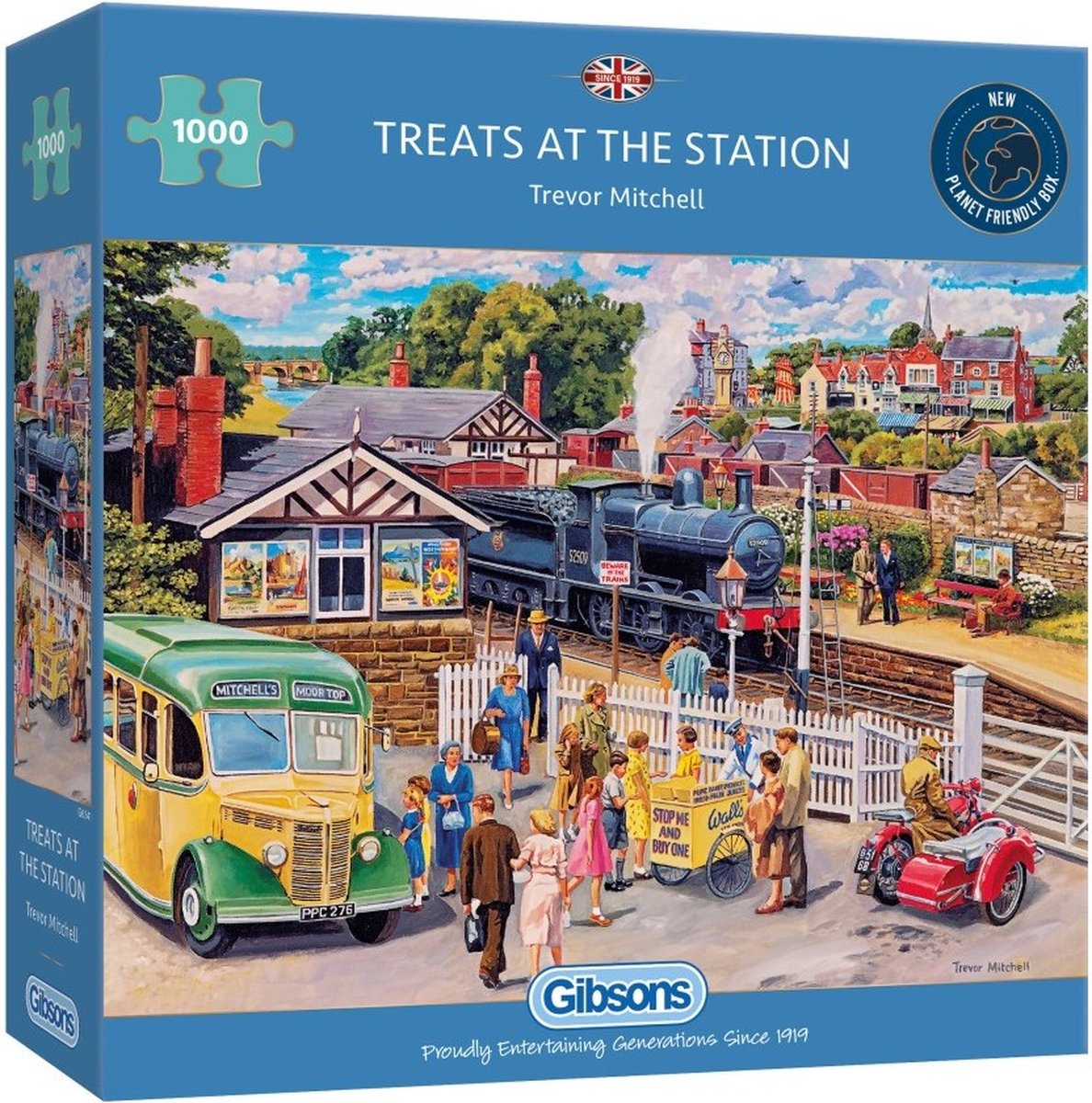 Puzzel gibsons treats at the station 1000 stukjes