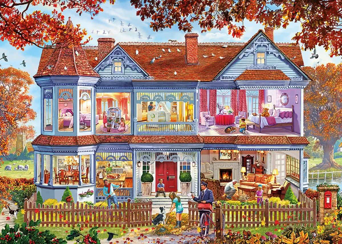 Autumn Home Puzzel (1000 stukjes)