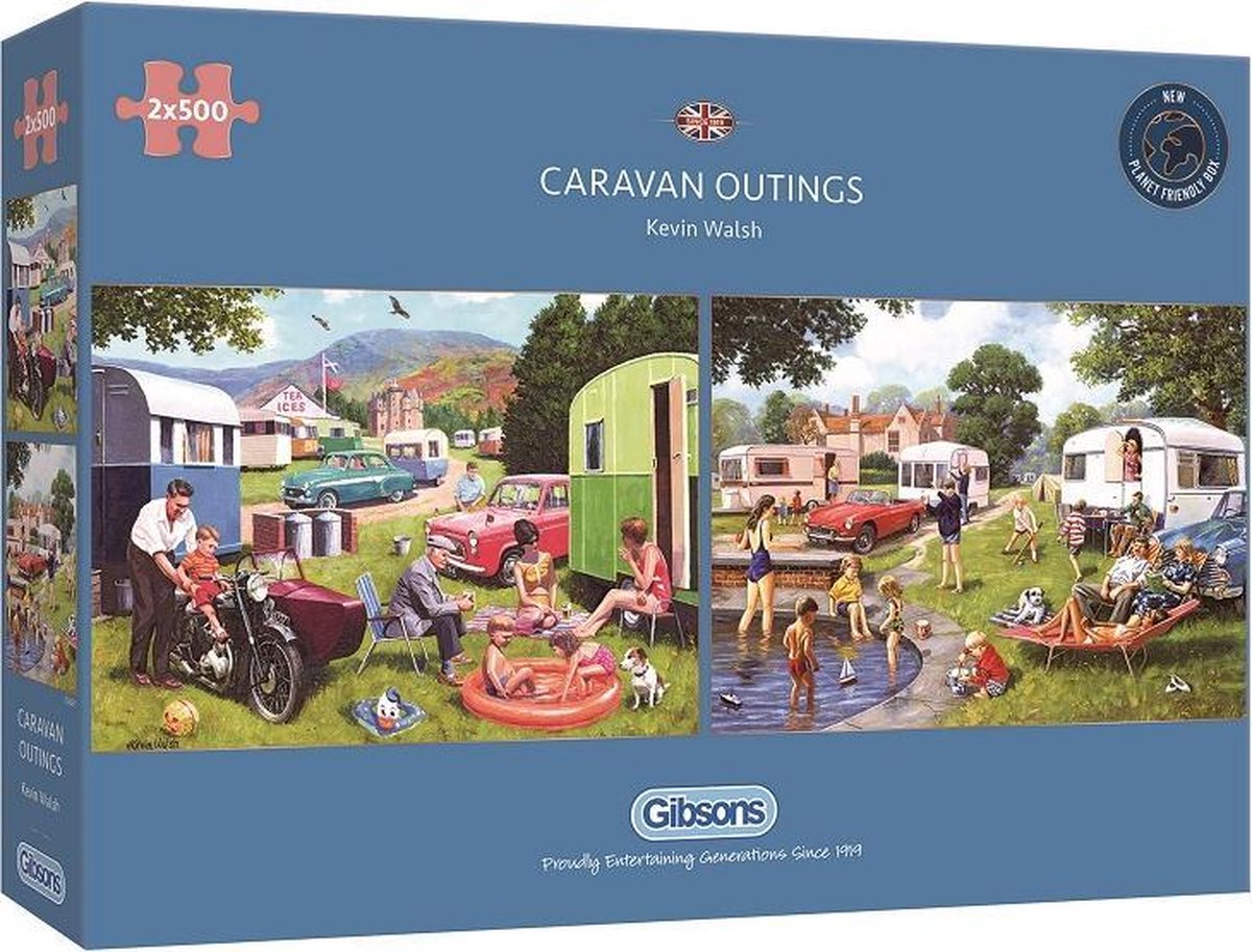 Gibsons Caravan Outing (legpuzzels, 2 x 500 stukjes)