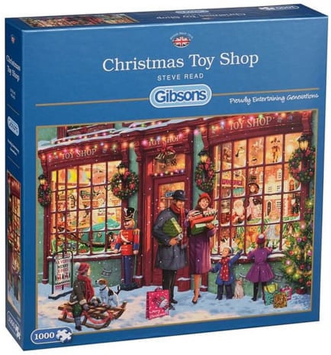 Gibsons Kerstpuzzel 1000 stukjes - Christmas Toy Shop