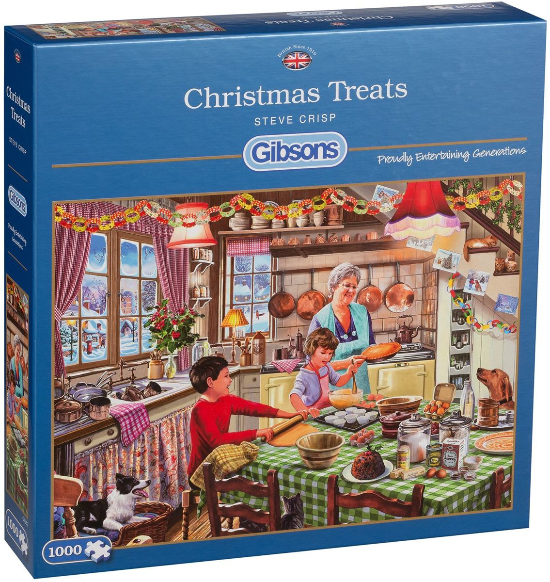 Gibsons Kerstpuzzel 1000 stukjes - Christmas Treats