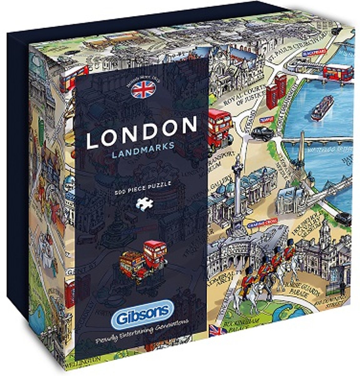 Legpuzzel van 500 stukjes - London Landmarks