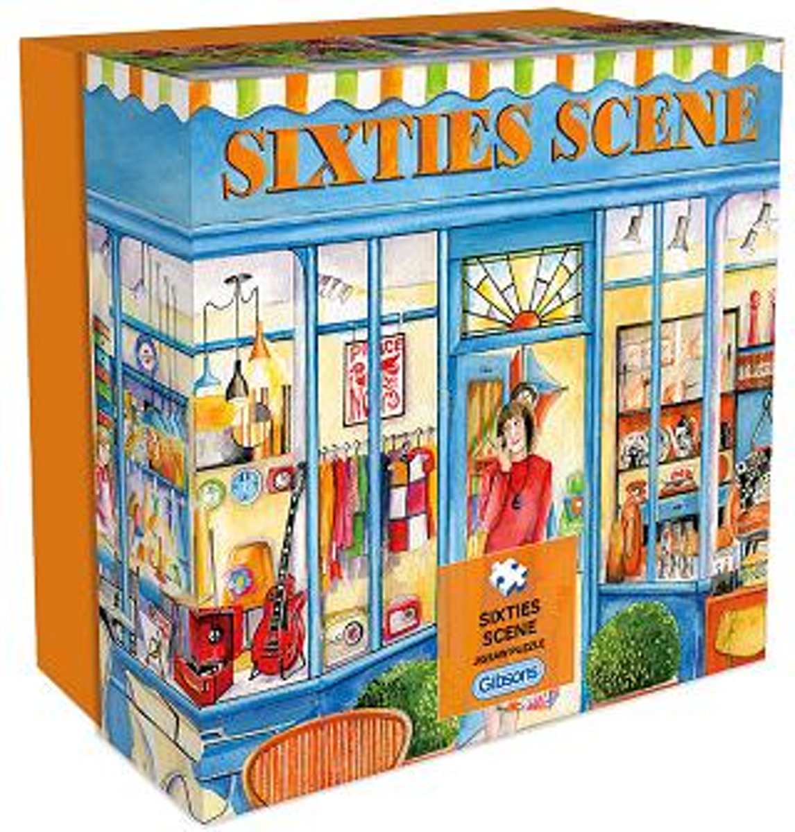 Legpuzzel van 500 stukjes - Sixties Scene Gift, Val Goldfinch