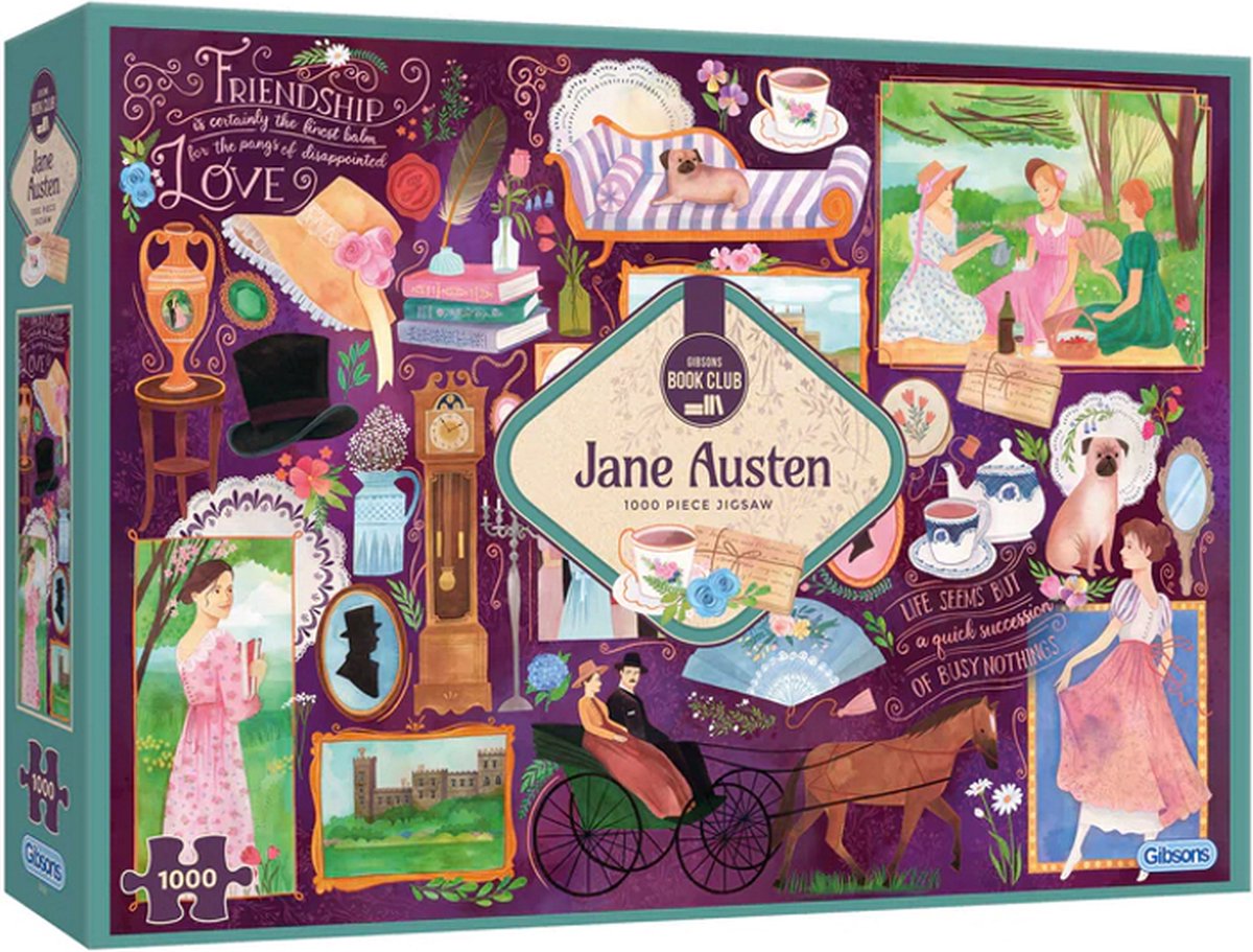 Puzzel gibsons book club jane austen 1000 stukjes