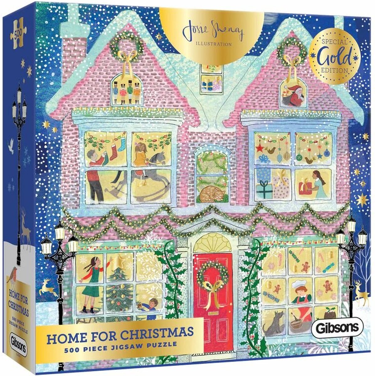 Puzzel gibsons home for christmas 500 stukjes