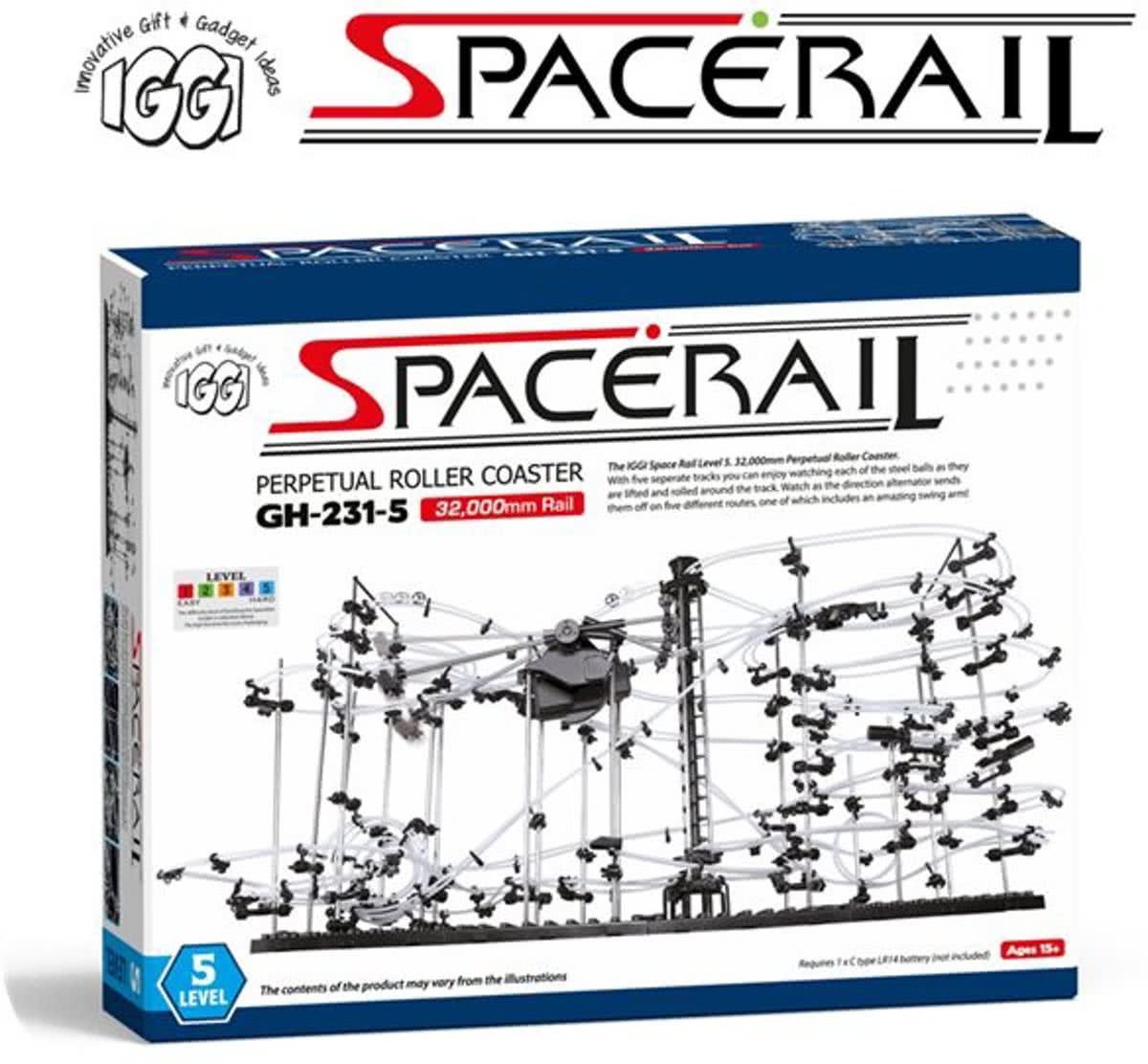 Gift House international Space Rail Level 5 -   - Zwart/Wit