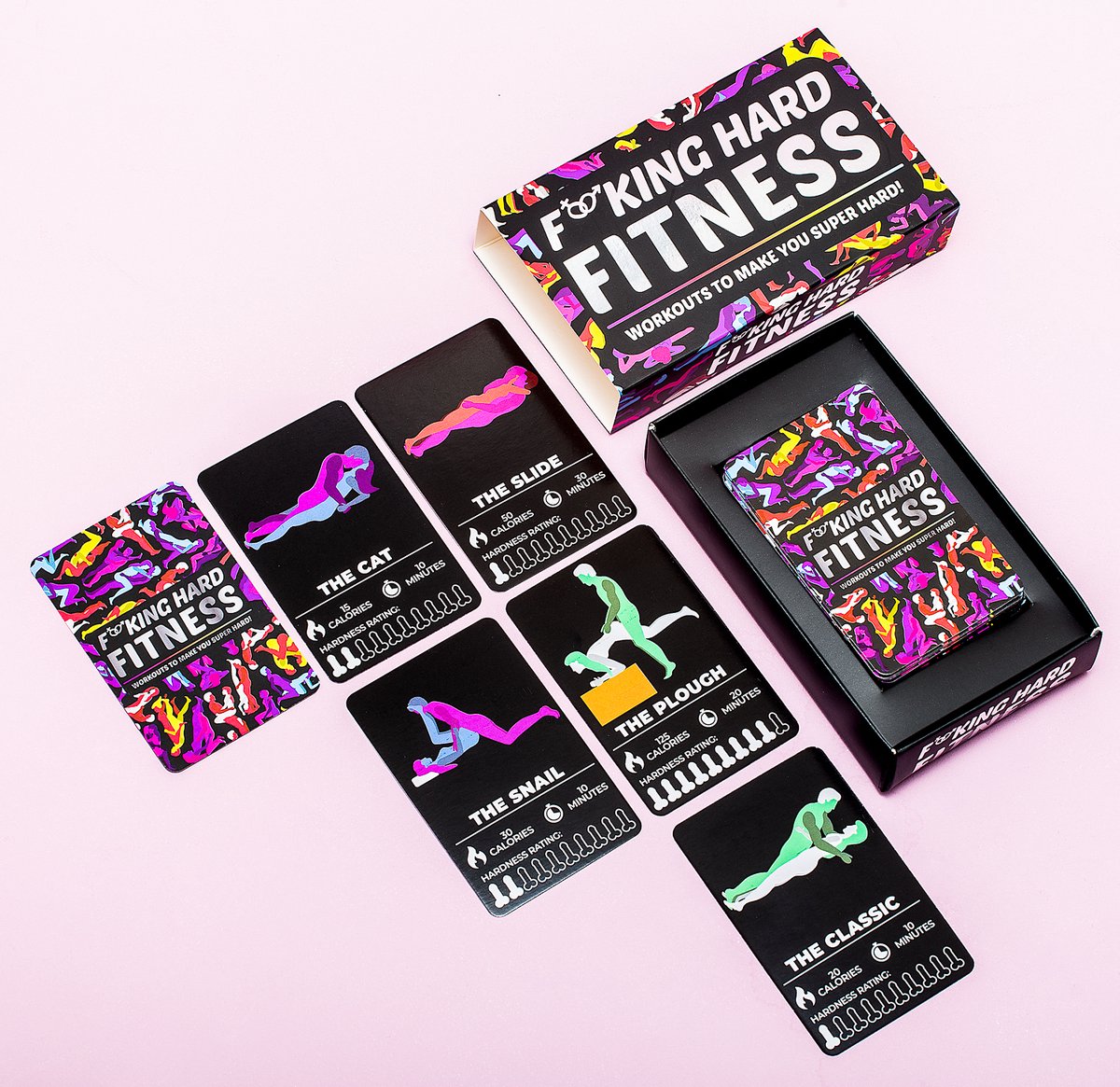 Gift Republic F*cking Hard Fitness Kaarten