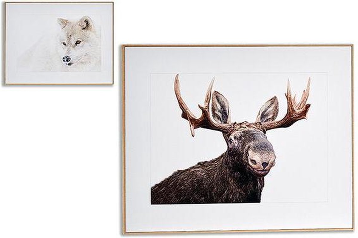 Canvas Gift Decor Hout (3 x 61,5 x 81,5 cm)