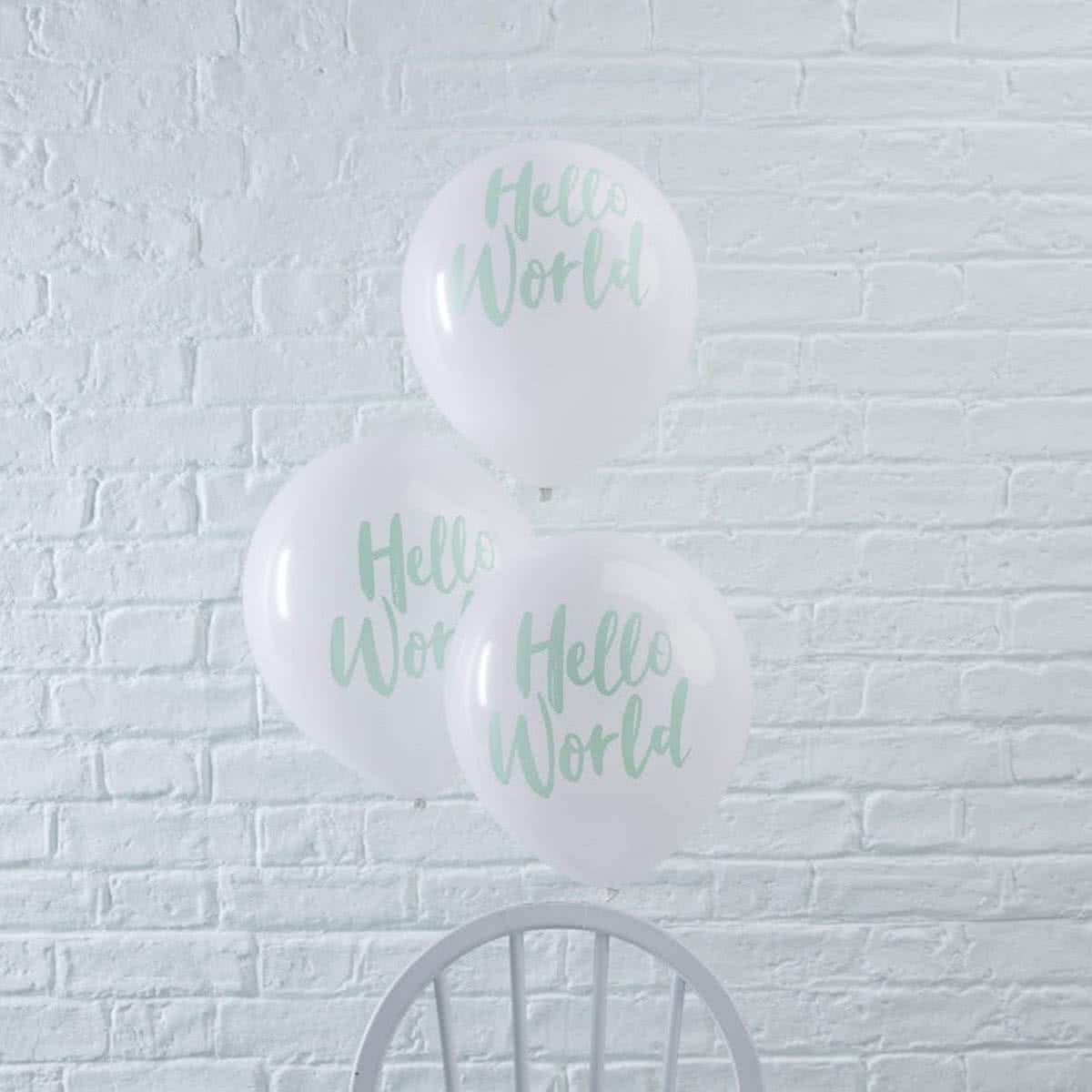 Ballonnen - Hello world (10 stuks)