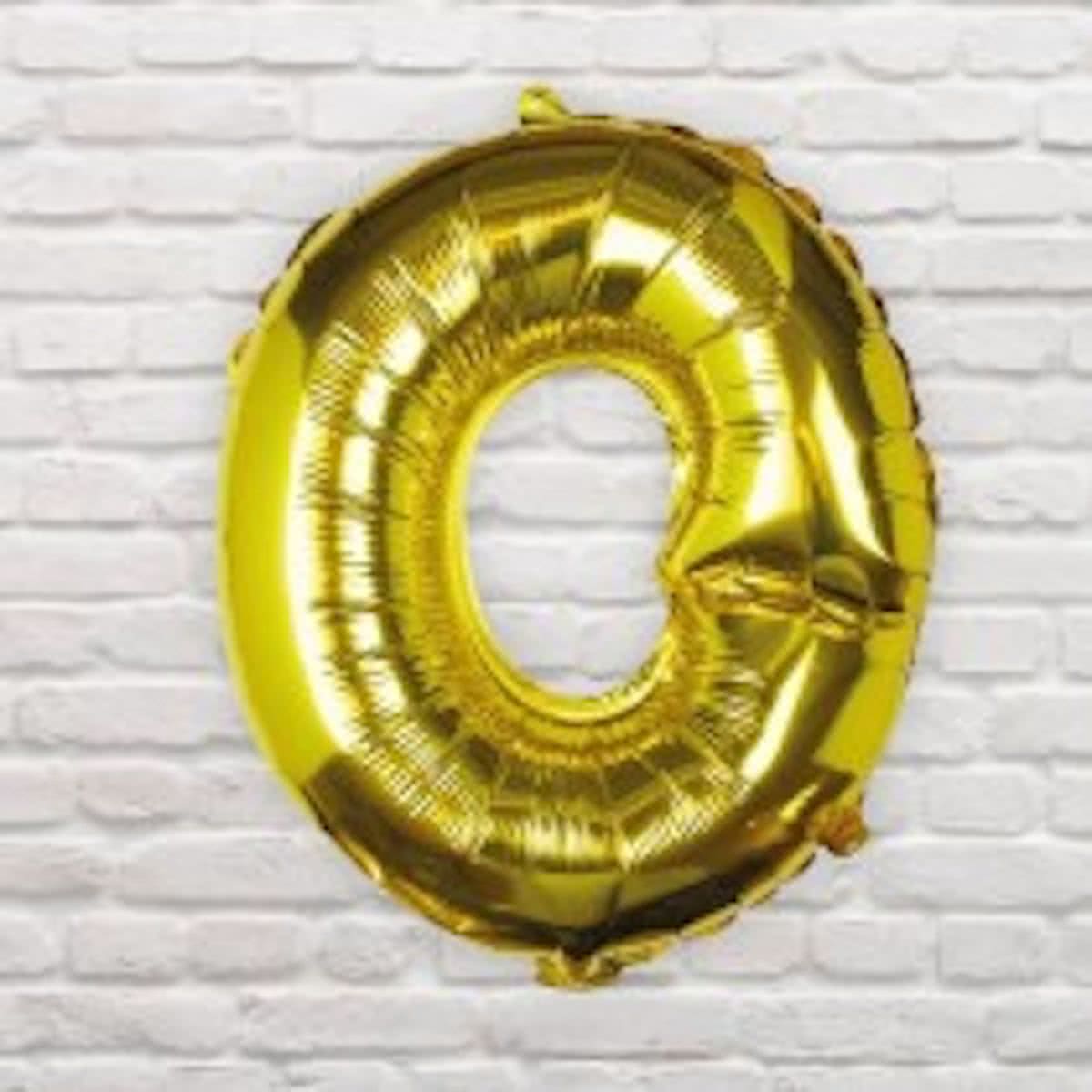 Balloon - Gold Foil Letter - O