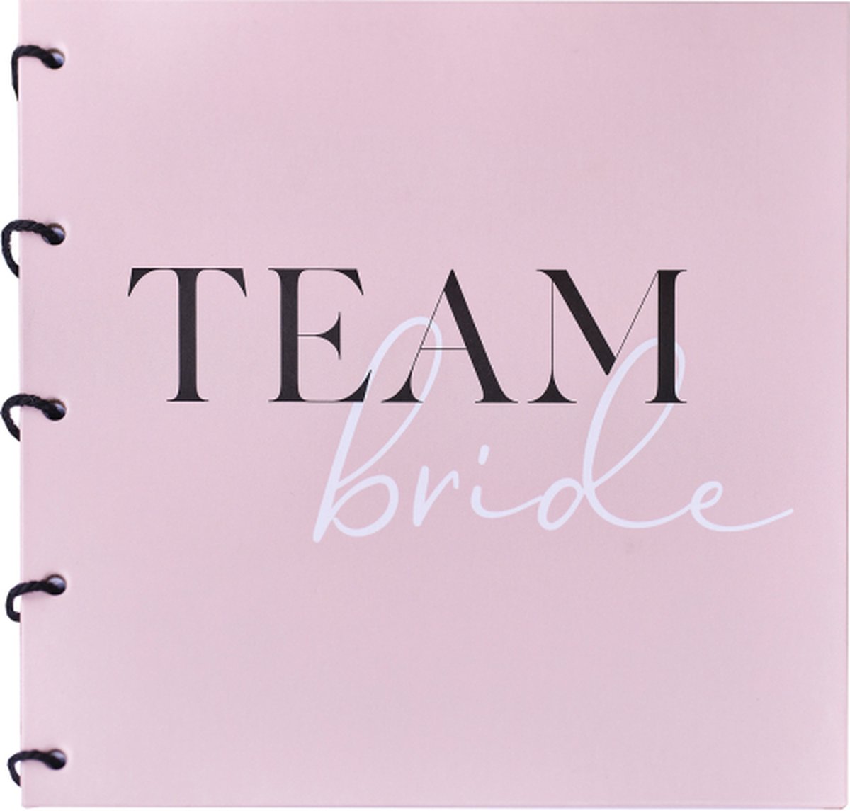 Ginger Ray - Gastenboek Team Bride - Roze - 32 paginas