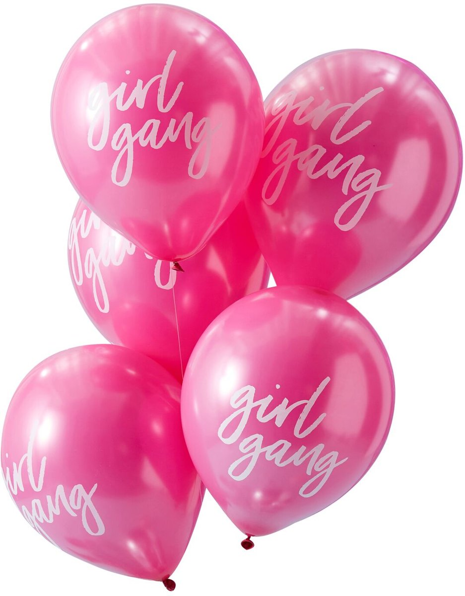 Girl Gang ballonnen roze (10 stuks)