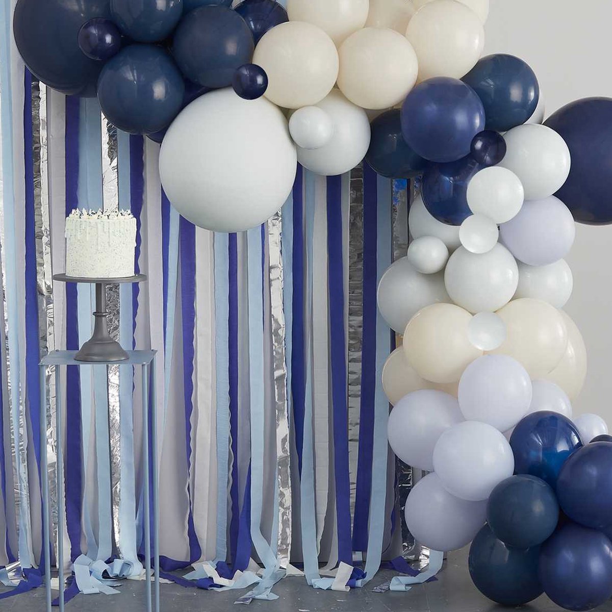 Kit & Streamers - Blauw & Zilver