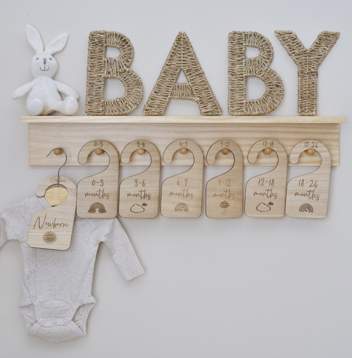 Kledinghangers Hout - Baby