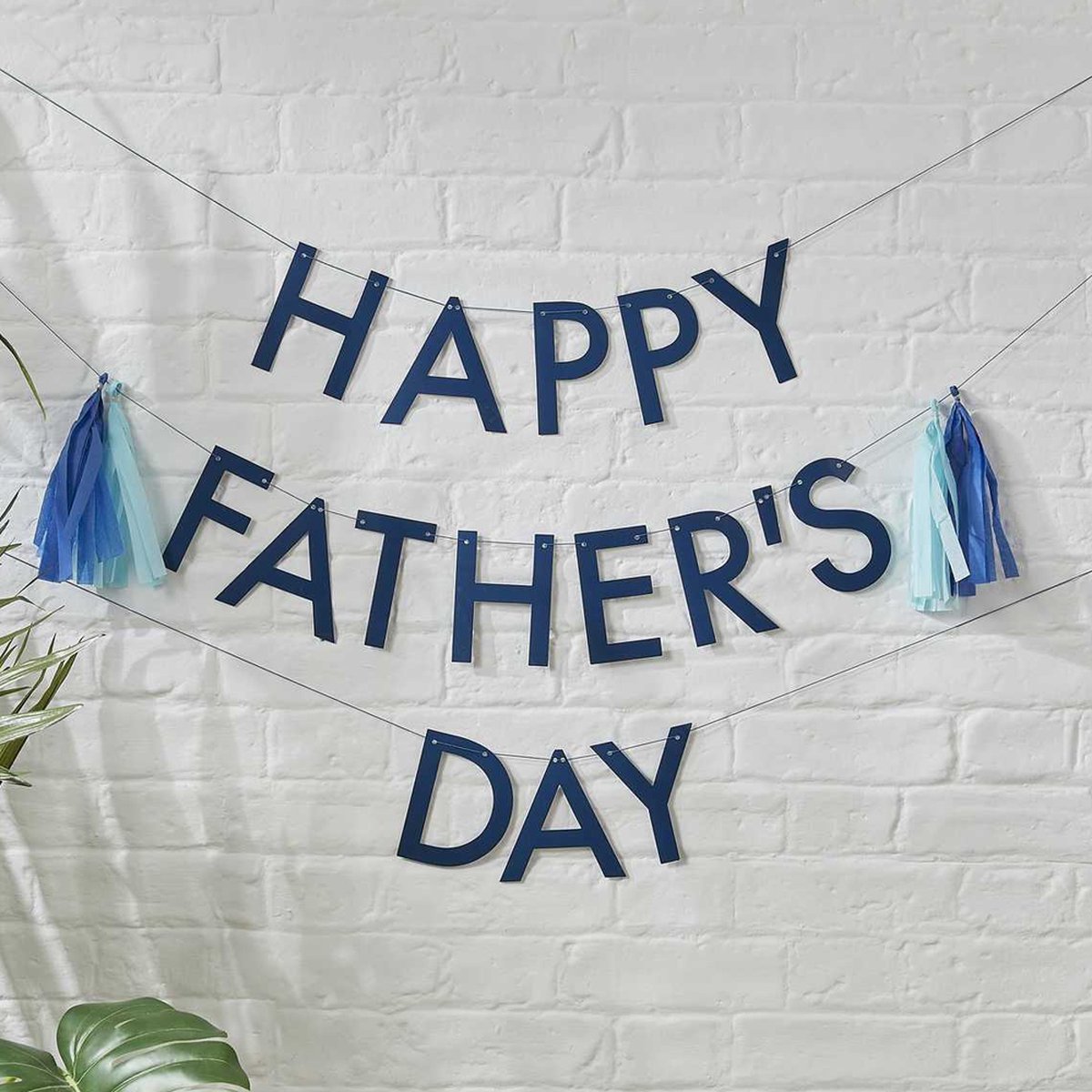 Letterbanner Happy Fathers Day