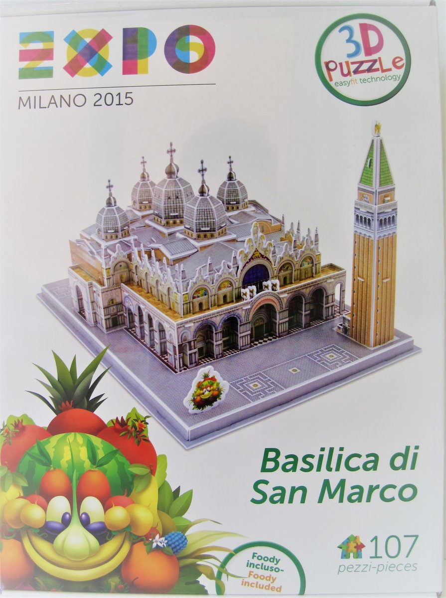 107-delige 3D-puzzel Basiliek van San Marco